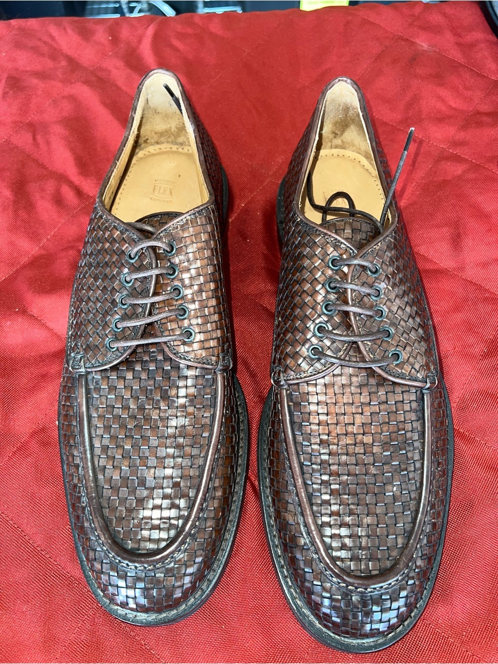 Men's Cole Haan Woven Btown Leather Dress Shoes